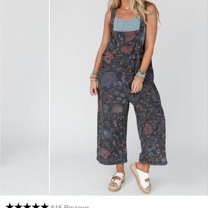 Three Birds Nest denim overalls